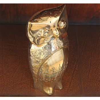 Thin Brass Owl - Cleared Décor