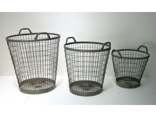 Set of 3 Industry Baskets