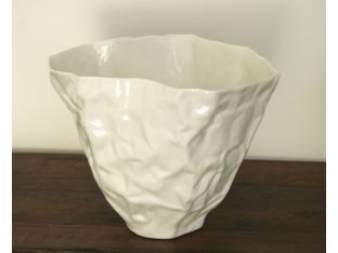 Crumpled Porcelain Bowl