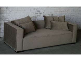 Contemporary Mushroom Velvet Sofa