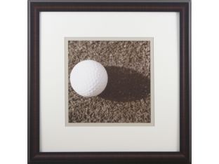 Small Sepia Golf Ball Study IV 23W x 23H