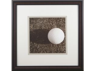 Small Sepia Golf Ball Study III 23W x 23H