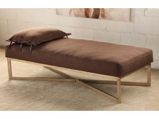Brown Contemporary Day Bed