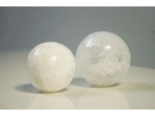 Set of 2 Selenite Spheres