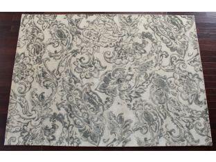 8' x 11' Mahsa Rug in Ivory and Gray