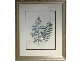 Blue Botanical VIII 29W x 34H