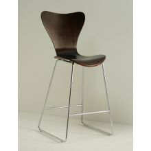 Molded Plywood Wenge Bar Chair