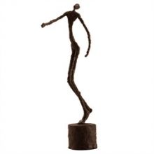 Stretched Figure Iron Sculpture - Cleared Décor