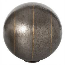 Large Hammered Iron Sphere - Cleared Décor