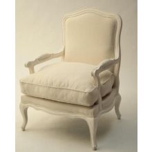 Antique White Bergere Chair