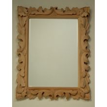 Baroque Carved Wood Acanthus Mirror