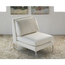Armless Chair in Rafaelo Cream