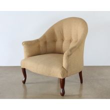 Tan Linen Bedroom Chair