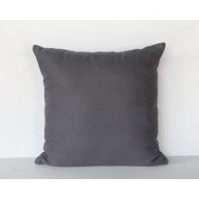 Large Grey Linen Pillow